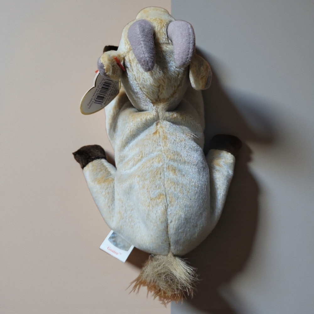 RARE Retired Vintage 1998/1999 TY Goatee Beanie Baby Goat TAG ERRORS - Picture 6 of 11